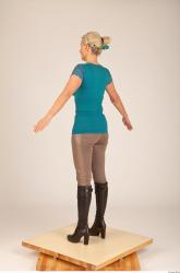 Whole Body Woman Animation references Casual Slim Studio photo references